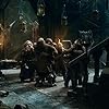 Jed Brophy, John Callen, Graham McTavish, James Nesbitt, Dean O'Gorman, and Ken Stott in The Hobbit: The Battle of the Five Armies (2014)