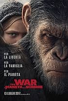 Andy Serkis and Amiah Miller in The War - Il pianeta delle scimmie (2017)