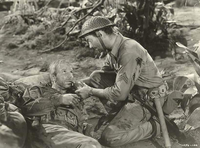 Robert Taylor and Lloyd Nolan in Bataan (1943)