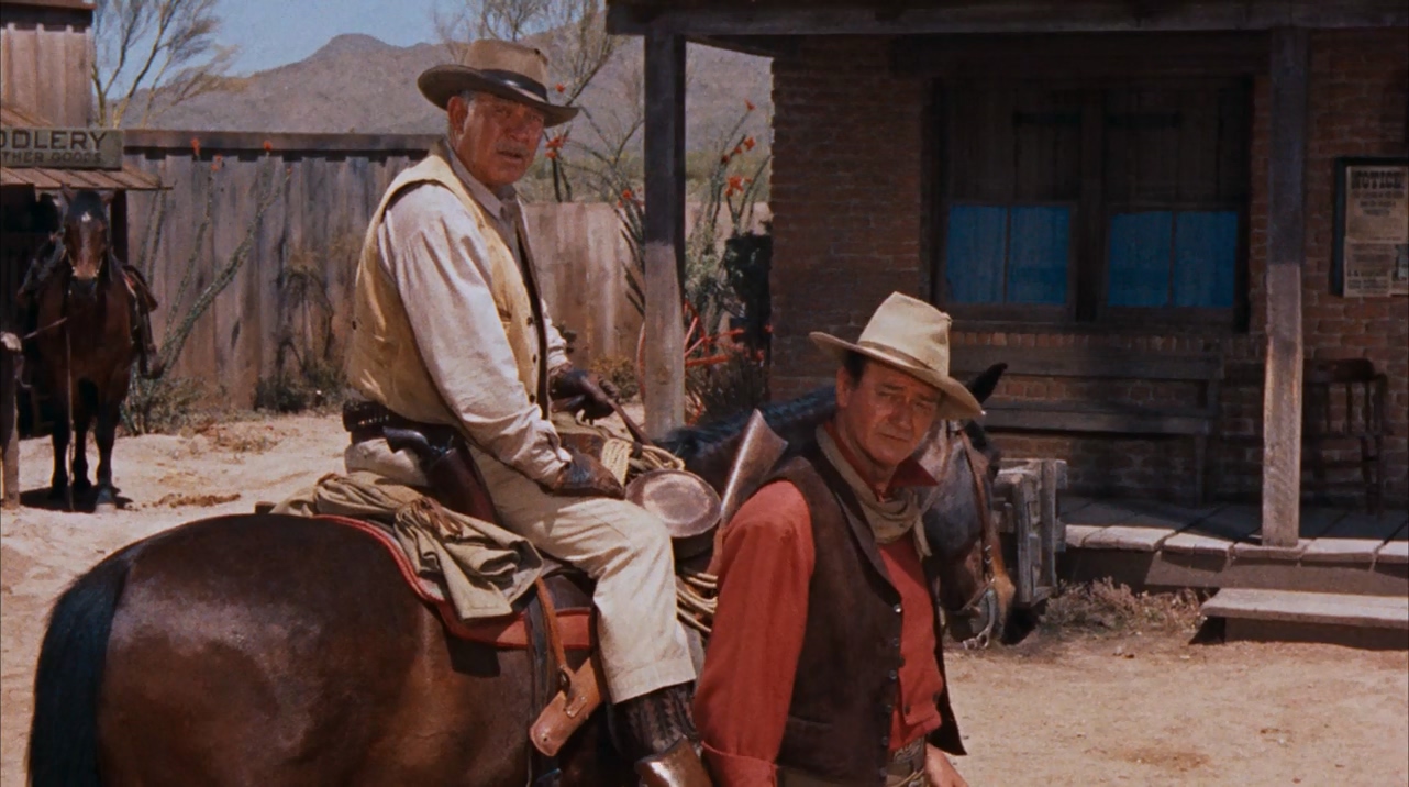 John Wayne and Ward Bond in Rio Bravo (1959)