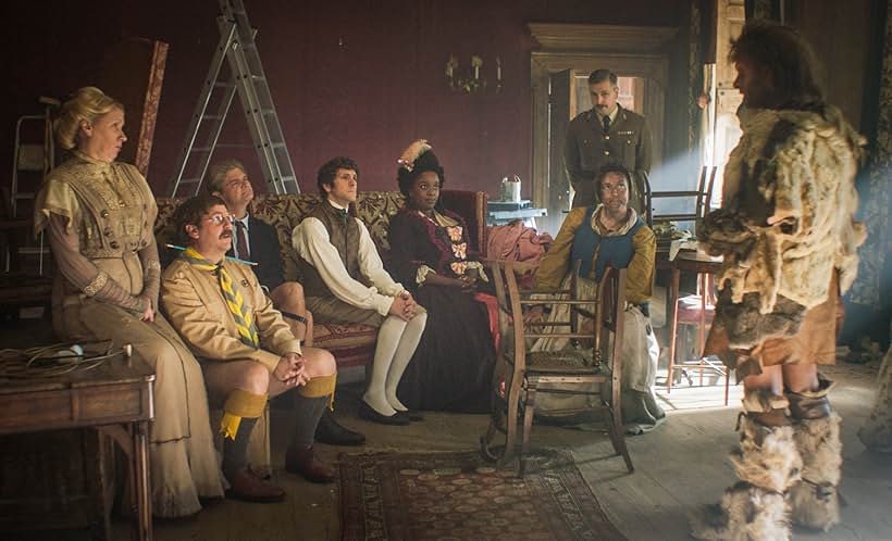 Simon Farnaby, Jim Howick, Martha Howe-Douglas, Ben Willbond, Katy Wix, Mathew Baynton, Laurence Rickard, and Lolly Adefope in Ghosts (2019)