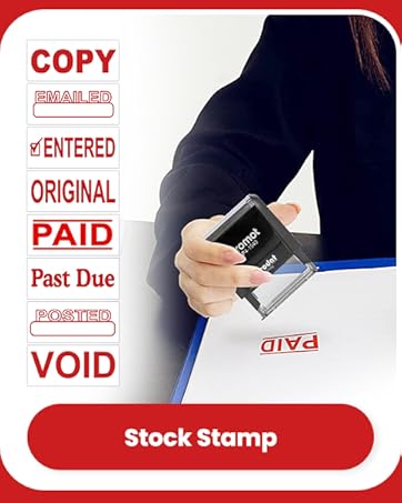 original stamp stampers for office void stamp paid stamp emailed stamp copy stamp entered posted