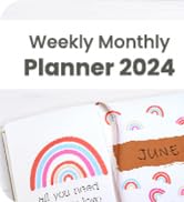 promot productivity journal planner 2024 weekly planner 2024 planner monthly planner notebook