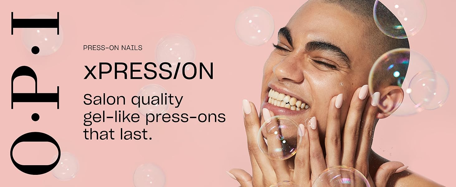 OPI xPress/ON Press On Nails Salon Quality Gel-like Press Ons Last Up to 14 Days