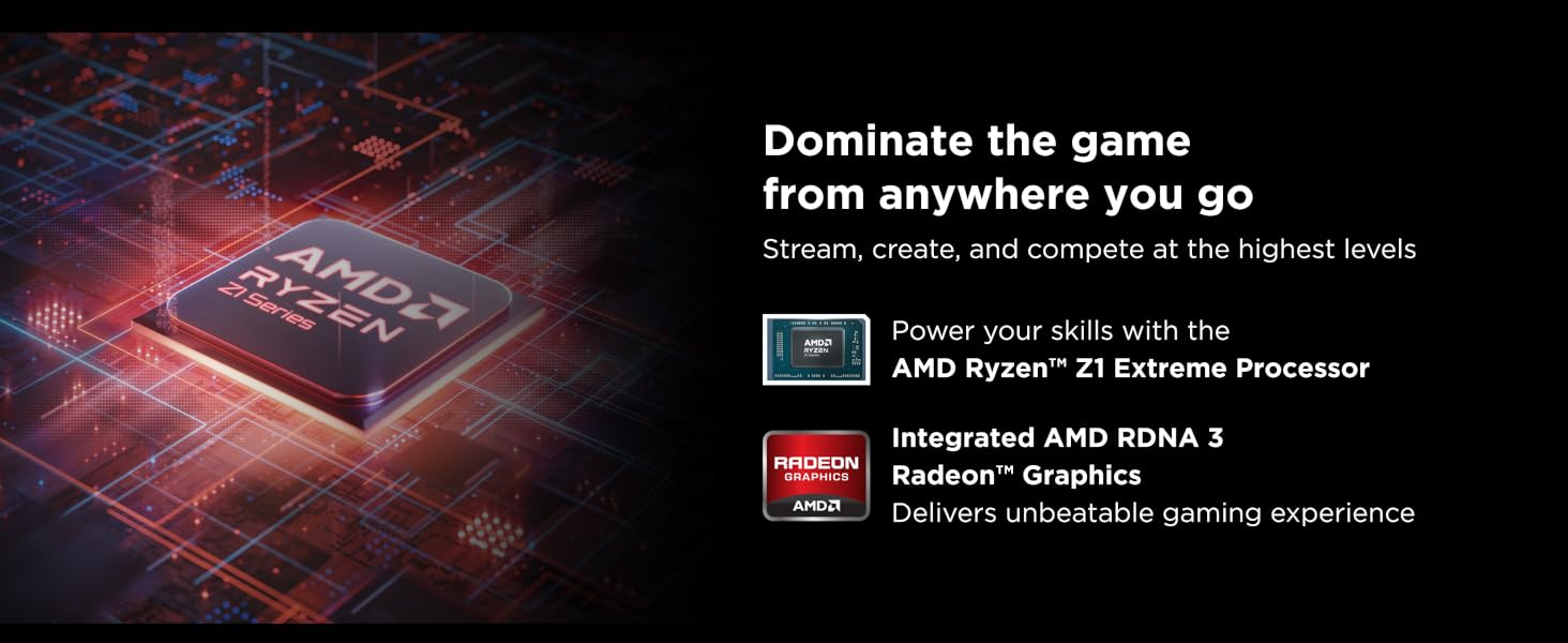 Lenovo Legion Go allows you to game anywhere with its AMD Ryzen Z1 Extreme Processor