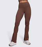 CRZ YOGA Butterluxe High Waist Mini Flared Leggings for Women 31.5" - Bootcut Yoga Pants with Poc...