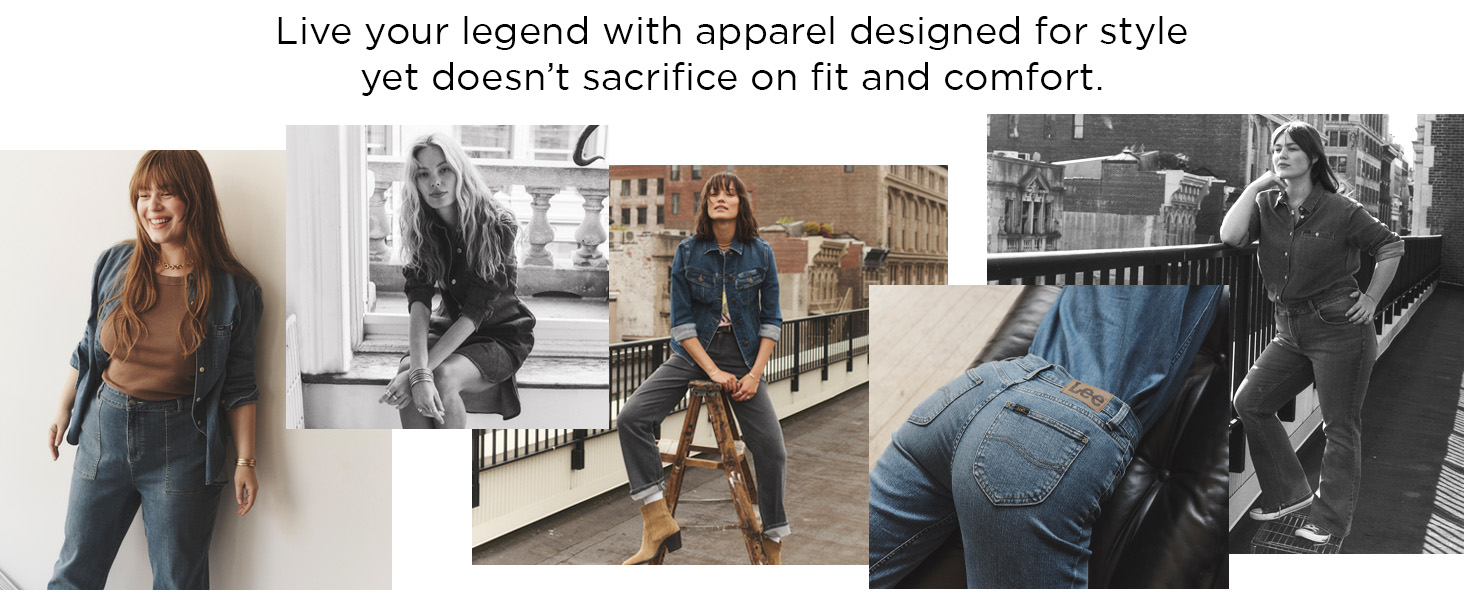 live your legend with apparel designed for style yet doesn't sacrifice on fit and comfort