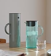 Stelton EM Wasserkanne Karaffe mit Deckel 1,5 l Dusty Green