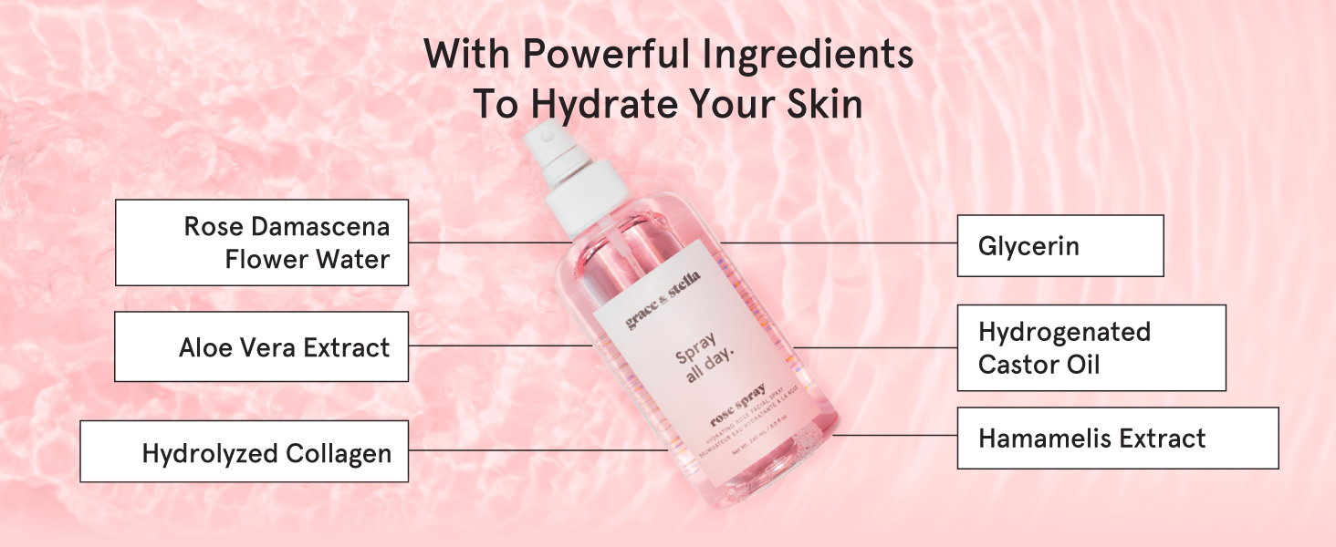 rosewater rose water toner facial mist facial spray rosewater face mist rose water for face