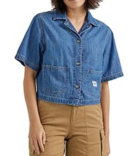 Legendary Short Sleeve Crop Chore Shirt