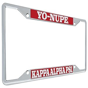 Kappa Alpha Psi License Plate Frame