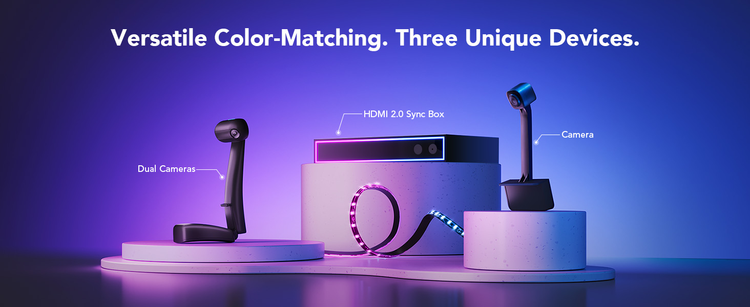 Govee three unique devices for versatile color-matching