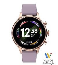 Fossil 42mm Gen 6 Smartwatch - Rose Gold, Mauve