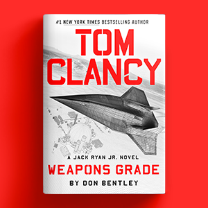 Image that shows the cover of  TOM CLANCY WEAPONS GRADE BY DON BENTLEY