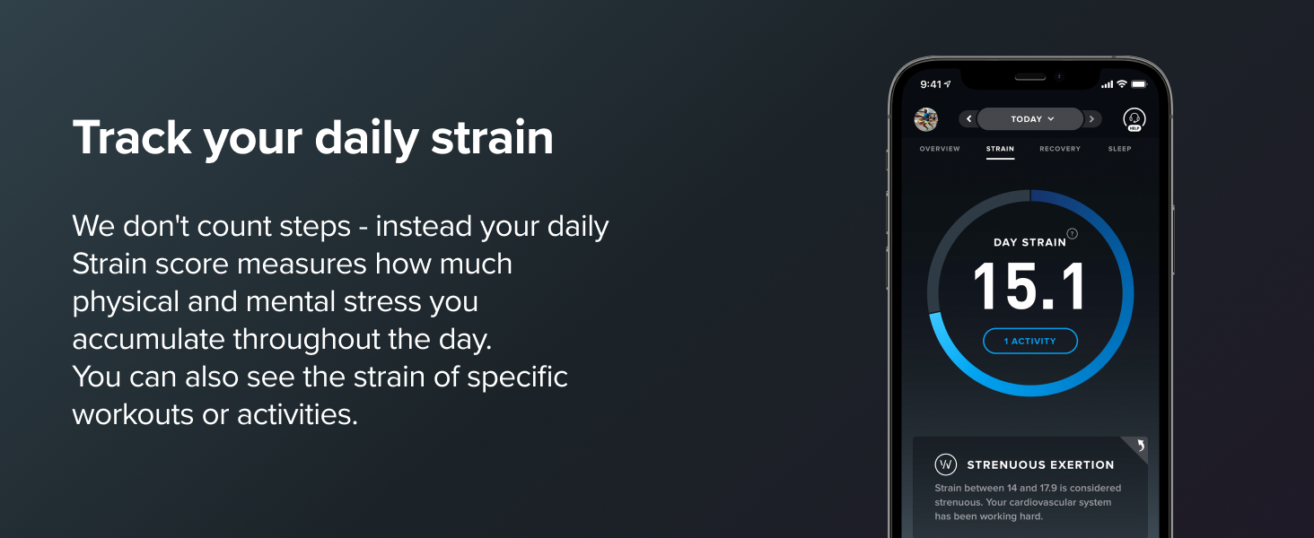 Track your daily strain