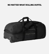 Eagle Creek No Matter What 110L Rolling Duffle Bag with Wheels, Padded Handle, Removable Shoulder...