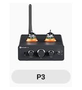 Fosi Audio P3 Tube Preamp Headphone Amplifier Home Audio Preamplifier Mini Vacuum Pre Amp Receive...