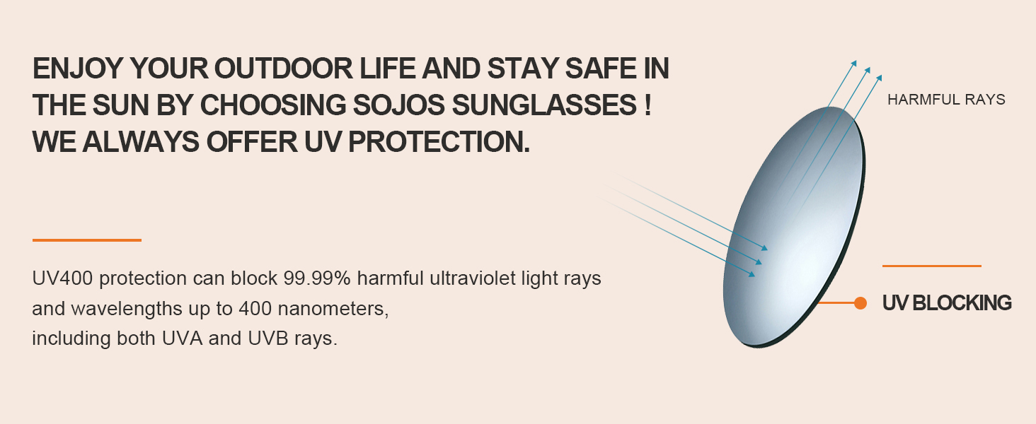 SOJOS UV400 SUNGLASSES