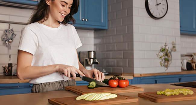 brown cutting board set