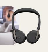 Jabra Evolve2 65 Flex Wireless Stereo Headset - Bluetooth, Noise-Cancelling ClearVoice Technology...