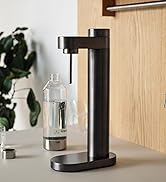 Stelton Brus Wassersprudler mit flasche, Premium Carbonator für Wasser mit CO2 - Einstellbare Spr...