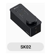 Fosi Audio SK02 DAC Amp Headphone Amplifier Desktop USB C to AUX Digital to Analog Audio Converte...