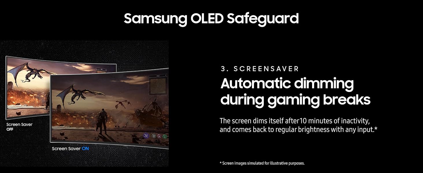 Samsung 49 inch Odyssey OLED G95SC DQHD Neo Quantum Processor Pro 0.03ms 240Hz Curved Gaming Monitor