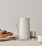 Stelton Kaffee-Isolierkanne Emma - Edelstahl-Thermoeinsatz, doppelwandig isoliert - Thermoskanne/...