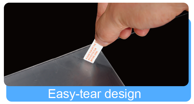 easy-tear design