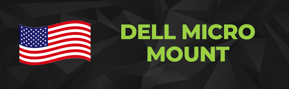 HIDEit Mounts Dell Micro Wall Mount for the Dell Micro OptiPlex