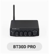 Fosi Audio BT30D Pro TPA3255 Hi-Fi Bluetooth 5.0 Stereo Audio Receiver Amplifier