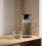 Stelton EM Wasserkanne Karaffe mit Deckel 1,5 l Smoke