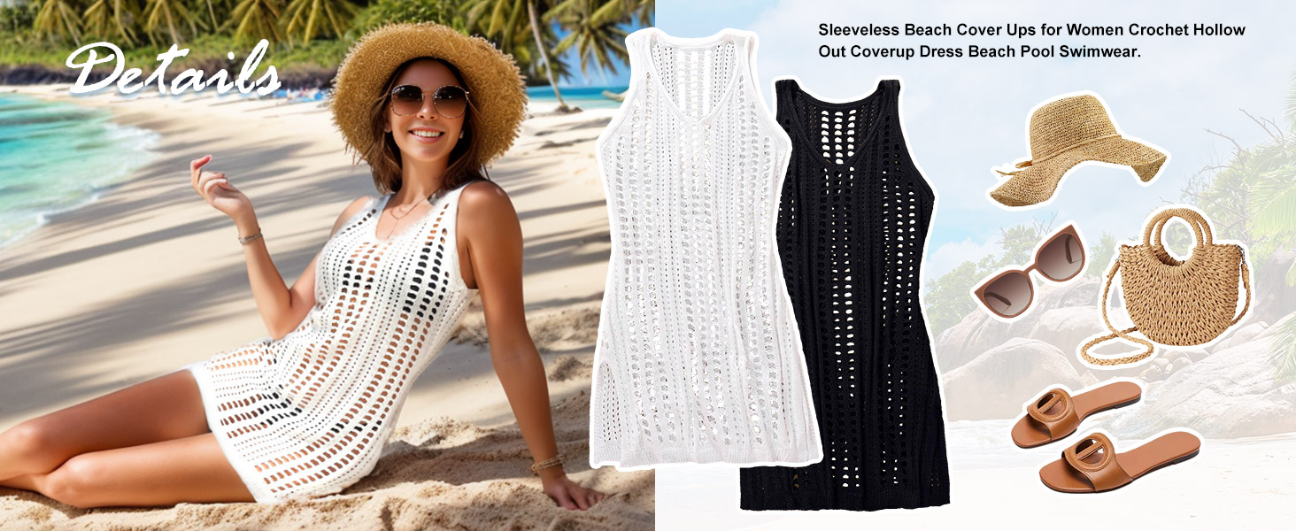 crochet swim cover up