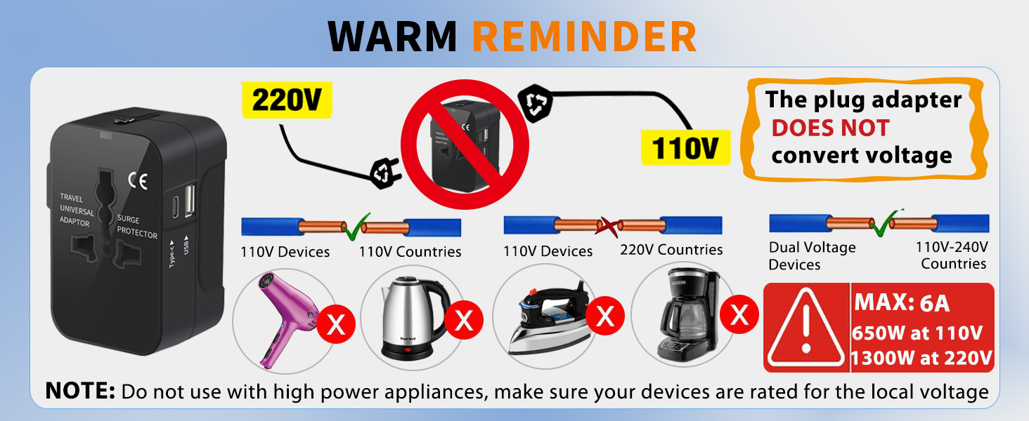 compatible with low power appliances support dual voltage can not convert voltage indoor use