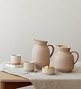 Stelton Isolierkanne Amphora - Kaffeekanne, Thermoskanne, Thermosflasche - 1-Liter-Kunststoffkann...