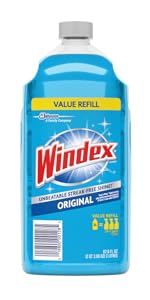 Windex Glass Wipes Original, 6 Pack, 38 ct