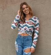 womens western tops