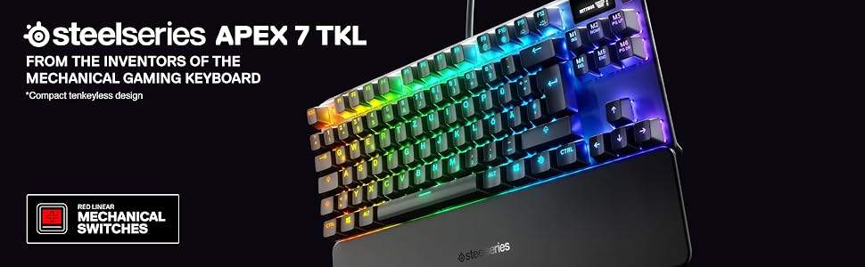 SteelSeries Apex 7 TKL Keyboard