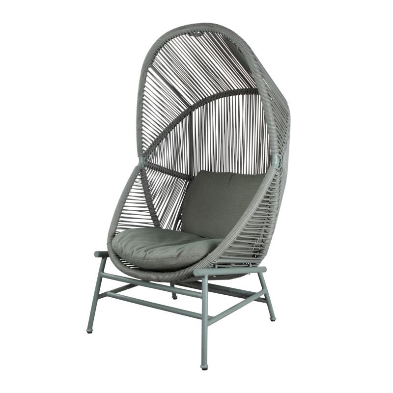 Hive Hanging Chair With Cushions, Aluminium Base