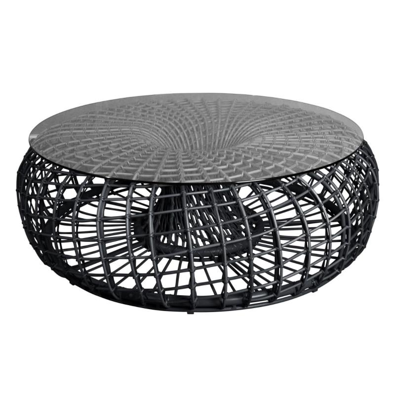 Coffee Table Glass Top For Nest Footstool