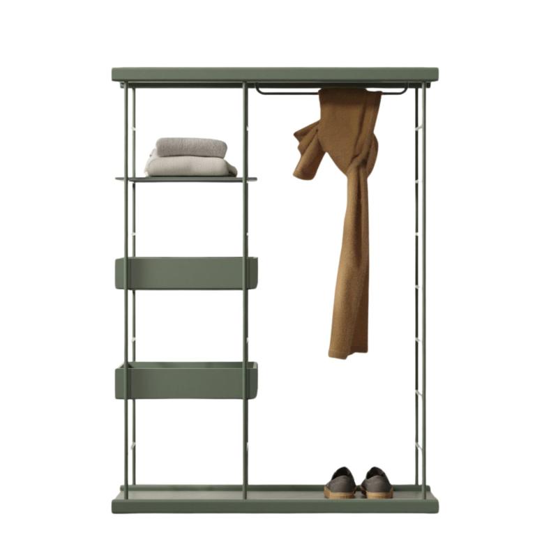 Bost Wardrobe, 110x150cm, Moss Green