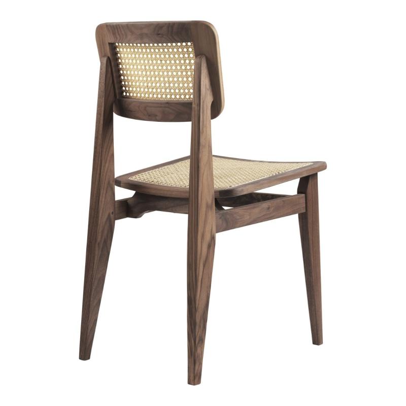 C-Chair Dining Chair, French Cane, American Walnut