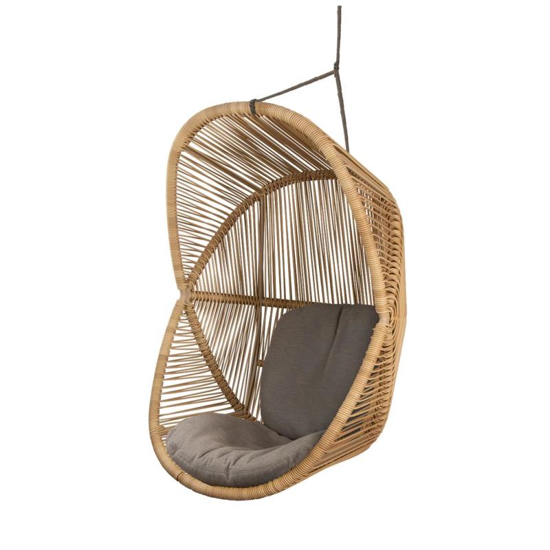 Hive Hanging Chair With Cushions, With Rope