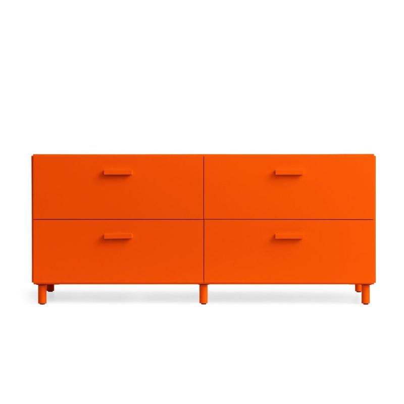 Relief Chest Of Drawers With Legs, Low