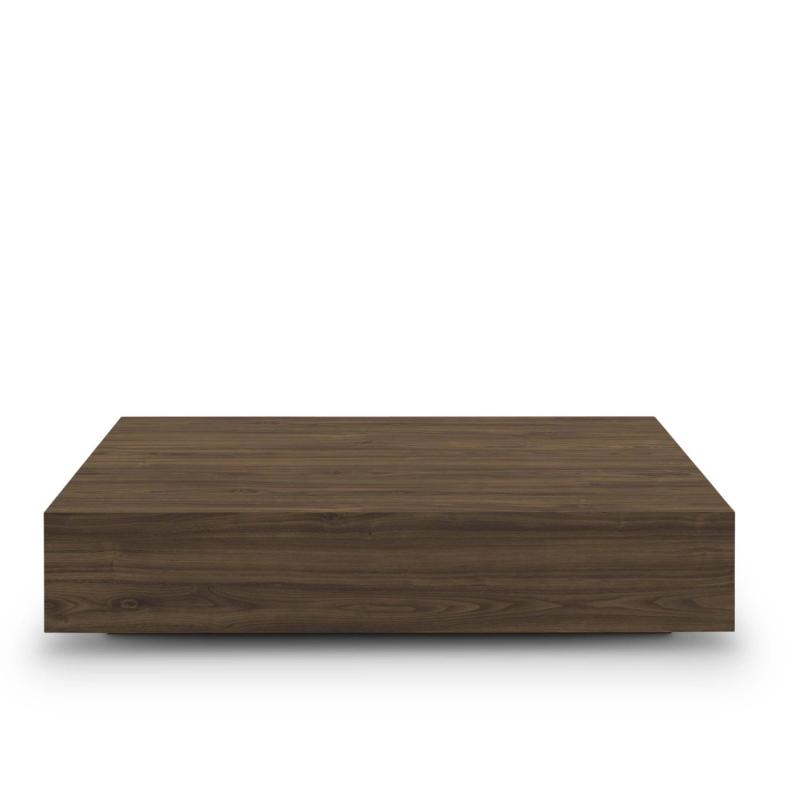 Mass Wide Coffee Table, Walnut