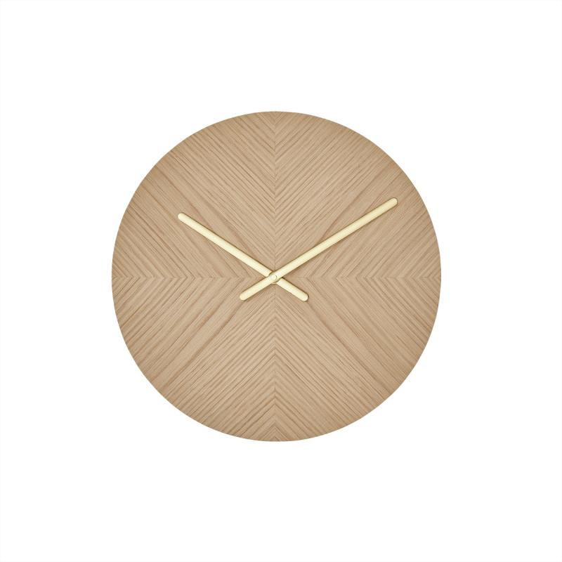 Tokei Wall Clock, Oak