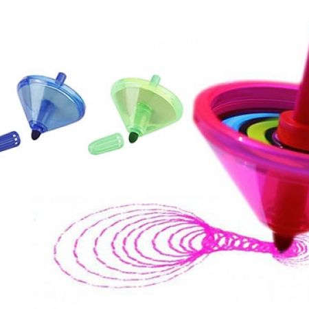 Kids & Co Set Of Plastic Spinning Top Markers In Different Colors 3 Pcs ...