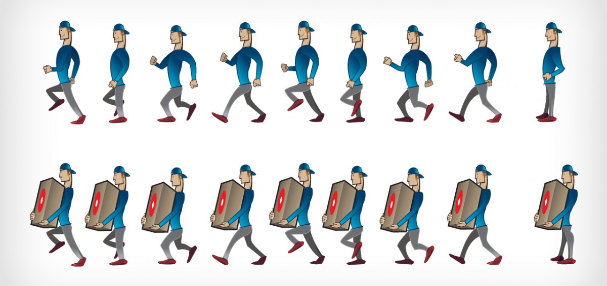 walk cycle animation