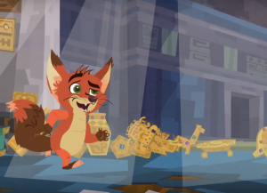 skyppy-fox-running-and-falling-animated-video