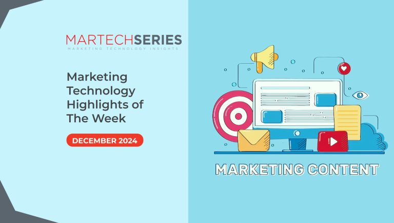 MarTech Series’s Marketing Technology Highlights of The Week Featuring – Jasper, CallRail, Innovid and lots more in martech!